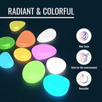 Colored Eco-friendly Glowing Pebbles——Instantly Brighten Your Garden with Eco-Friendly Glow Stones