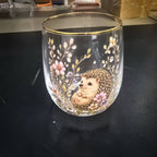 🌸🌿 Limited Edition 2026 Garden Morning Bliss Glass Tea Cup☀️☕