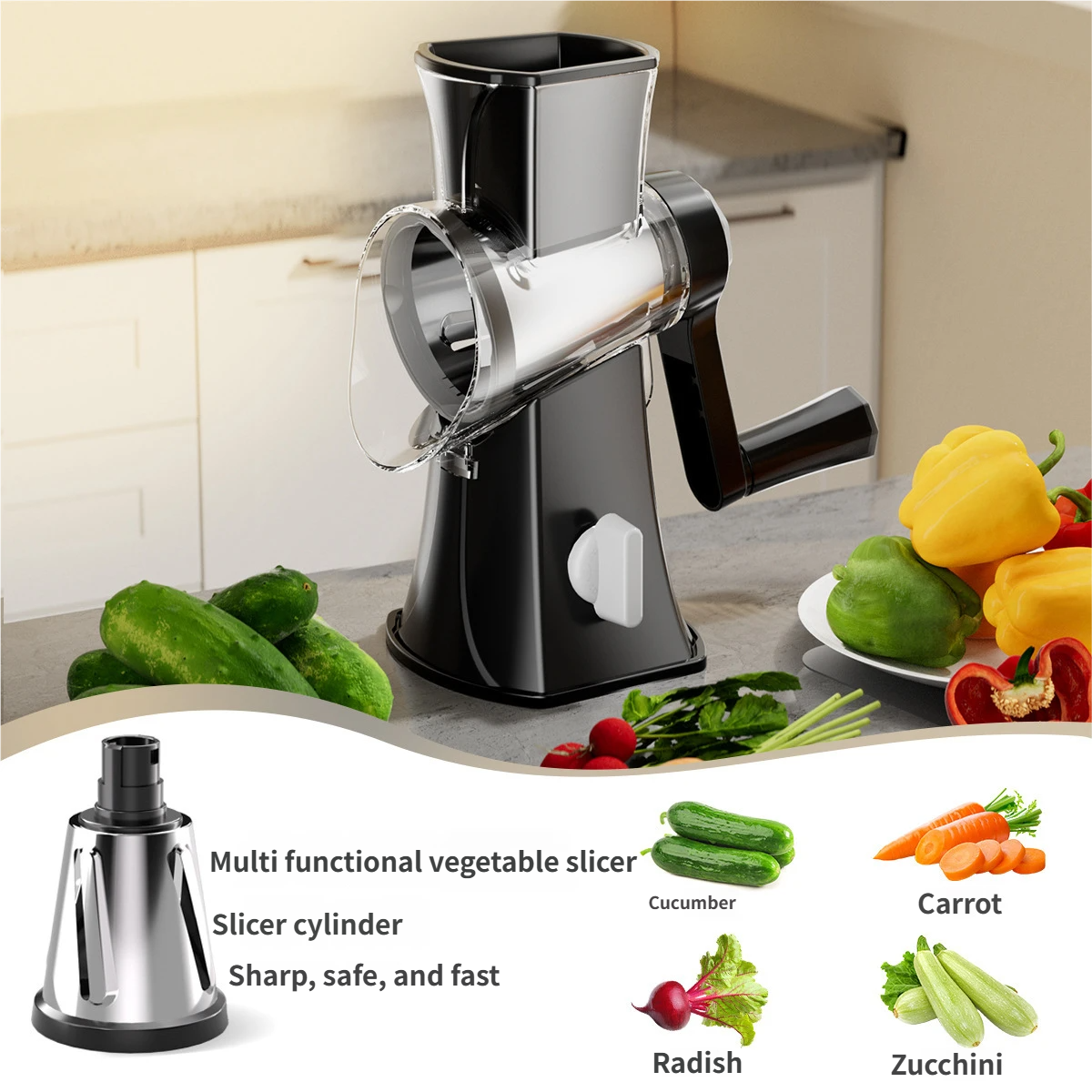 Multi-Function Vegetable Cutter & Slicer