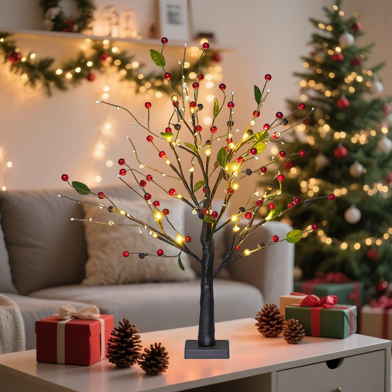 Red Fruit Tree LED Lights