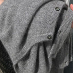 Women's 100% Wool Cardigan – Round Neck, Cozy & Stylish