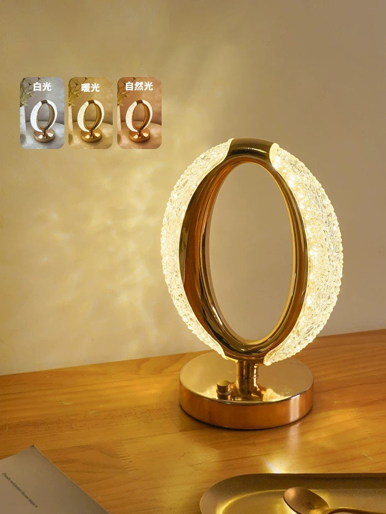🎄50K+ SOLD! ✨Rechargeable Luxury Crystal LED Night Light Lamp