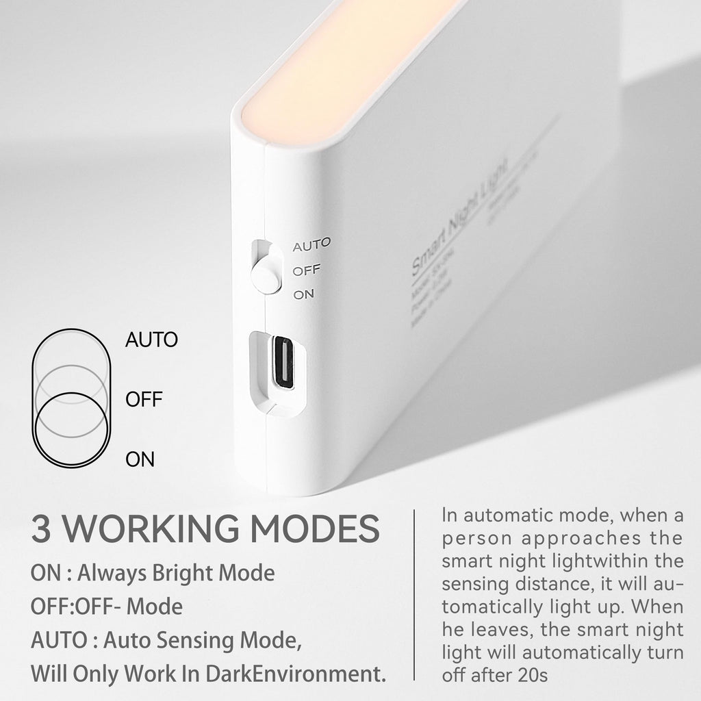 Rechargeable Motion-Activated Soft Lights