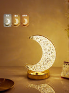🎄50K+ SOLD! ✨Rechargeable Luxury Crystal LED Night Light Lamp