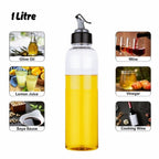1L Transparent Oil Dispenser – Easy Pour, Unbreakable Plastic