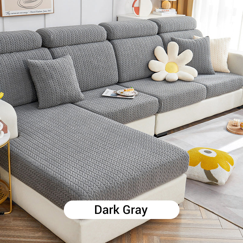 3D Jacquard Stretch Full Wrap Sofa Cover
