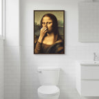 Interesting Mona Lisa art imitation oil painting wall decoration