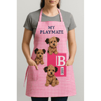 Adorable Dog Kids Apron – Perfect for Cooking & Painting