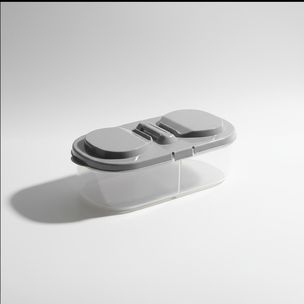 2-Way Tiffin & Storage Box – Airtight, Leakproof Lunch Box