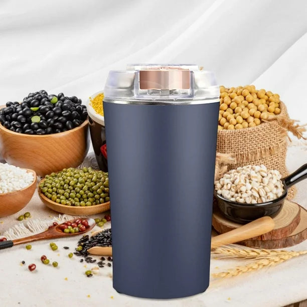 Electric Coffee & Spice Grinder – Stainless Steel, Overheat Protection