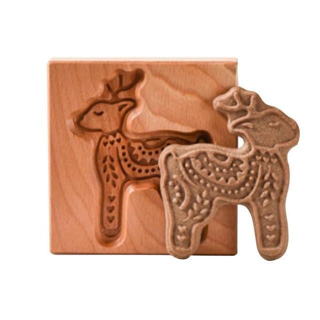(🎁Last day limited sale - 49% off🎁)Wood patterned Cookie cutter - Embossing Mold For Cookies