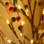 Red Fruit Tree LED Lights