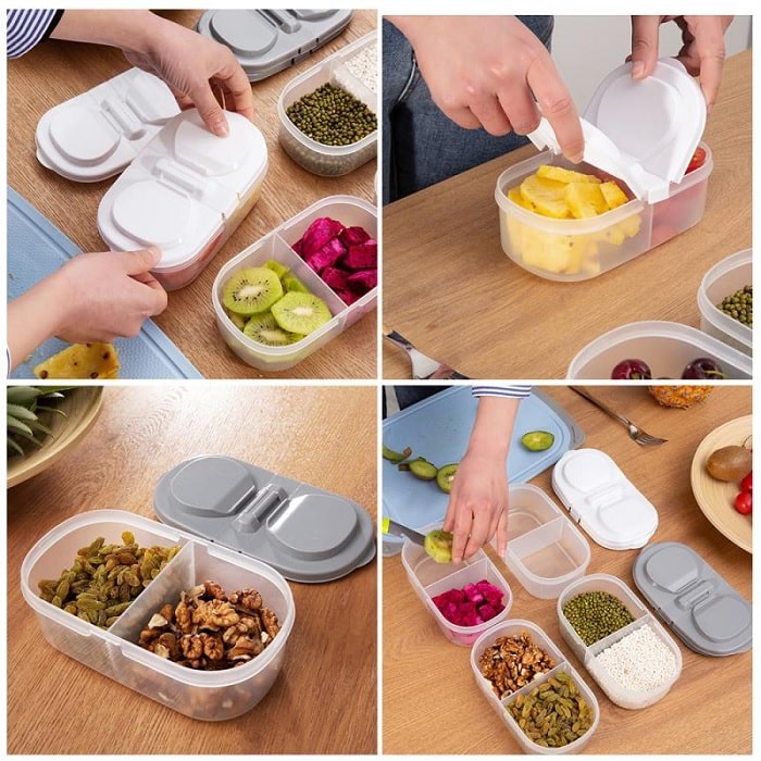 2-Way Tiffin & Storage Box – Airtight, Leakproof Lunch Box