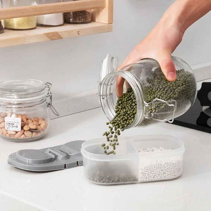 2-Way Tiffin & Storage Box – Airtight, Leakproof Lunch Box