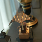 Upgraded Version Handmade Wooden Electric Bionic Manta Ray Ornament