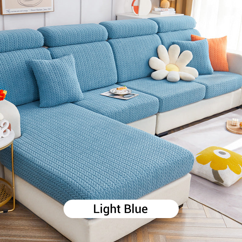 3D Jacquard Stretch Full Wrap Sofa Cover
