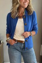 CLEARANCE SALE🔥 Casual Lapel Pocket Solid Color Jacket