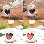 Pixel Heart Morphing Mug