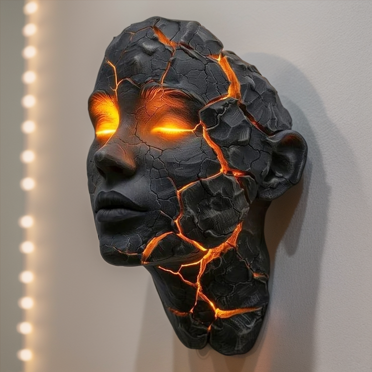 Cracked Soul Wall Light