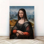 Interesting Mona Lisa art imitation oil painting wall decoration