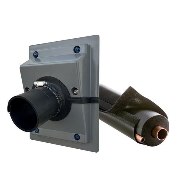 HVAC Wall Penetration & Line-Set Cover Kit – Retrofit Finish Solution