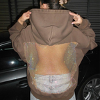 New Fall Casual Hoodie, Unisex Oversized Cutout Sweatshirt, Open Back Design, Streetwear Mesh Back Pullover