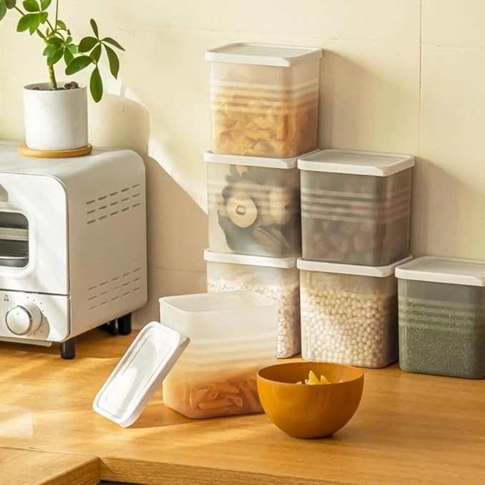 Fridge & Pantry Storage Containers – Food Organizers (6-Pack)