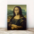Interesting Mona Lisa art imitation oil painting wall decoration