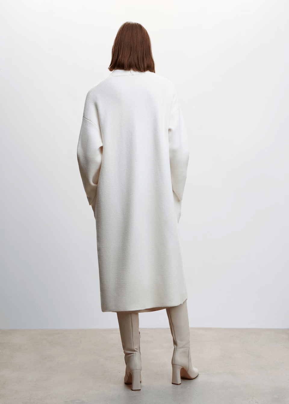 Oversized knitted coat with pockets (🔥Same as in the video)