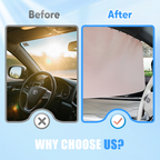 Effortless Sliding Sunshade to Block Heat and UV Rays