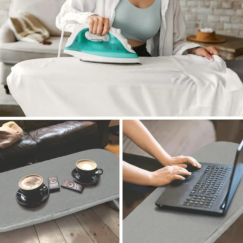 Iron Anywhere Fast with Compact, Stable Folding Board