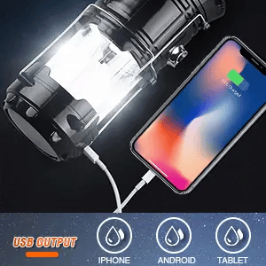 Collapsible LED Camping Lanterns Lightweight Waterproof Solar