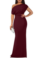 Women's Elegant Off Shoulder Bodycon Party Evening Dress (Buy 2 Free Shipping)