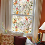 Floral Pattern Window Sticker