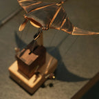 Upgraded Version Handmade Wooden Electric Bionic Manta Ray Ornament