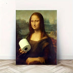 Interesting Mona Lisa art imitation oil painting wall decoration