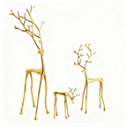 Black Reindeer Statues-Christmas Decorations