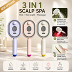 Electric Mist-Spraying Massage Cushion Brush