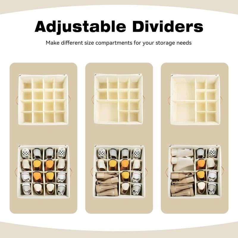 Fabric Shoe Organizer Storage Box