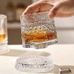360 Degree Rotating Whiskey Glass