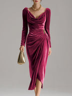 Hayden Sylvana | Elegant Midi Dress