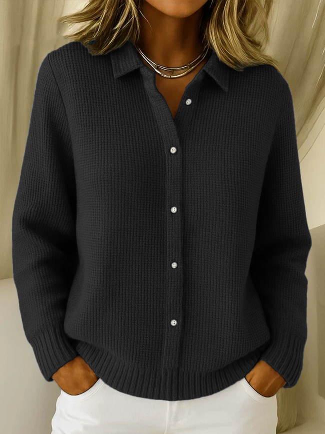 NEW🔥 Women's Casual Cotton Button-Down Cardigan Sweater