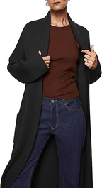 Oversized knitted coat with pockets (🔥Same as in the video)