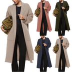 Oversized knitted coat with pockets (🔥Same as in the video)