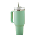 1200ml Stainless Steel Tumbler with Lid & Straw – Vacuum Insulated