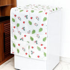 Transparent Waterproof Fridge Cover – Dust-Proof with Storage Pockets