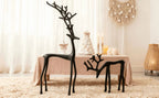 Black Reindeer Statues-Christmas Decorations