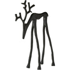 Black Reindeer Statues-Christmas Decorations