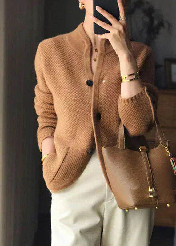 Elegant Cardigan With Buttons