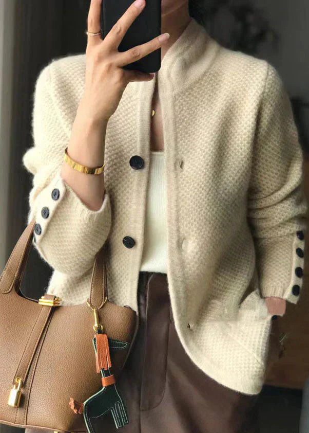 Elegant Cardigan With Buttons